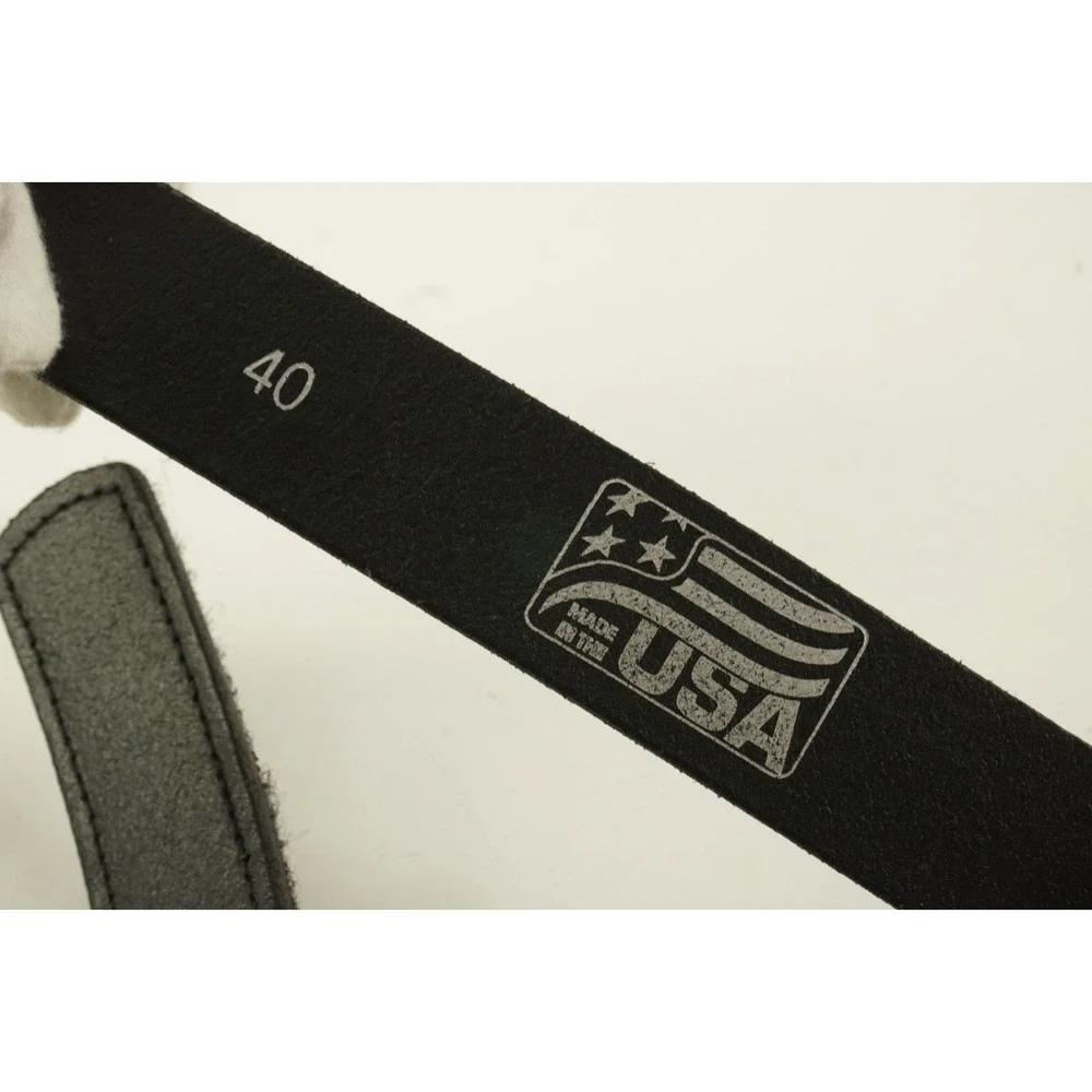 Vintage Toyota TRD Black Leather Racing‎ Belt 40 Quick Release Hook & Loop USA